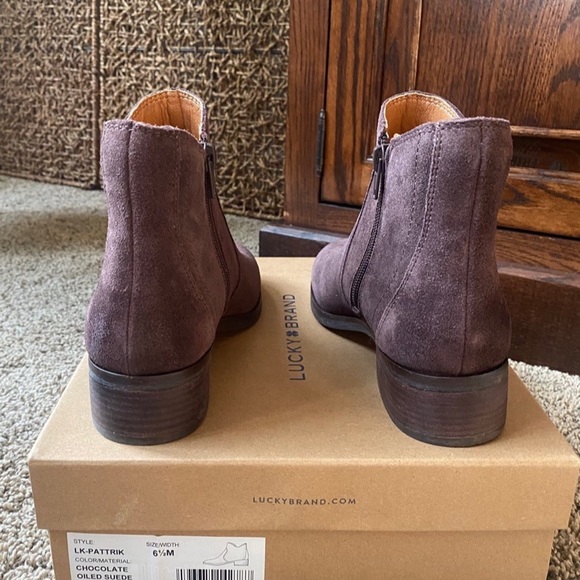 Lucky Brand Shoes New Lucky Brand Pattrik Boots Chocolate Oiled